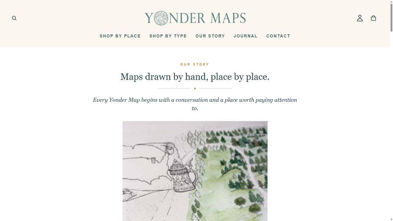 Yonder Maps — The story interface